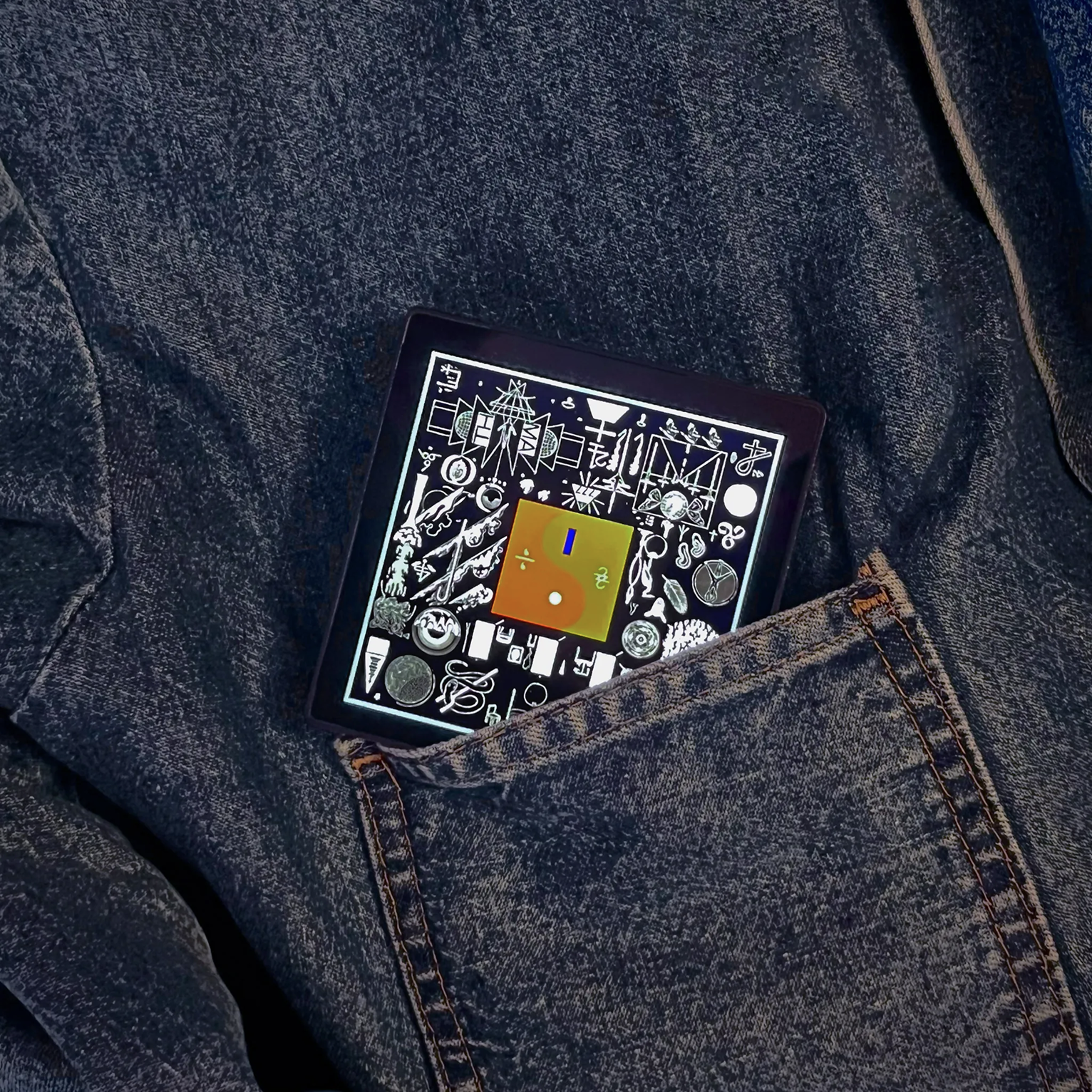 device in pocket